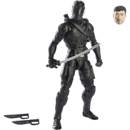 G. I. Joe Hasbro Classified Series : G.I. Joe Origins Snake Eyes Action Figure 16, Premium 6-Inch Scale Toy With Custom Package Art , Black,