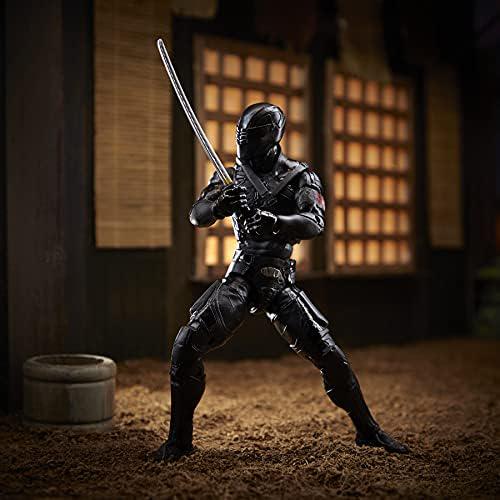 G. I. Joe Hasbro Classified Series : G.I. Joe Origins Snake Eyes Action Figure 16, Premium 6-Inch Scale Toy With Custom Package Art , Black,