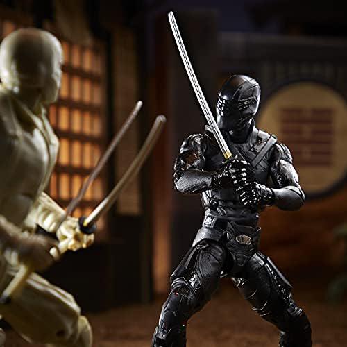G. I. Joe Hasbro Classified Series : G.I. Joe Origins Snake Eyes Action Figure 16, Premium 6-Inch Scale Toy With Custom Package Art , Black,