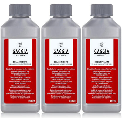 Gaggia Decalcifier Descaler Solution 250ml (3 Bottles),