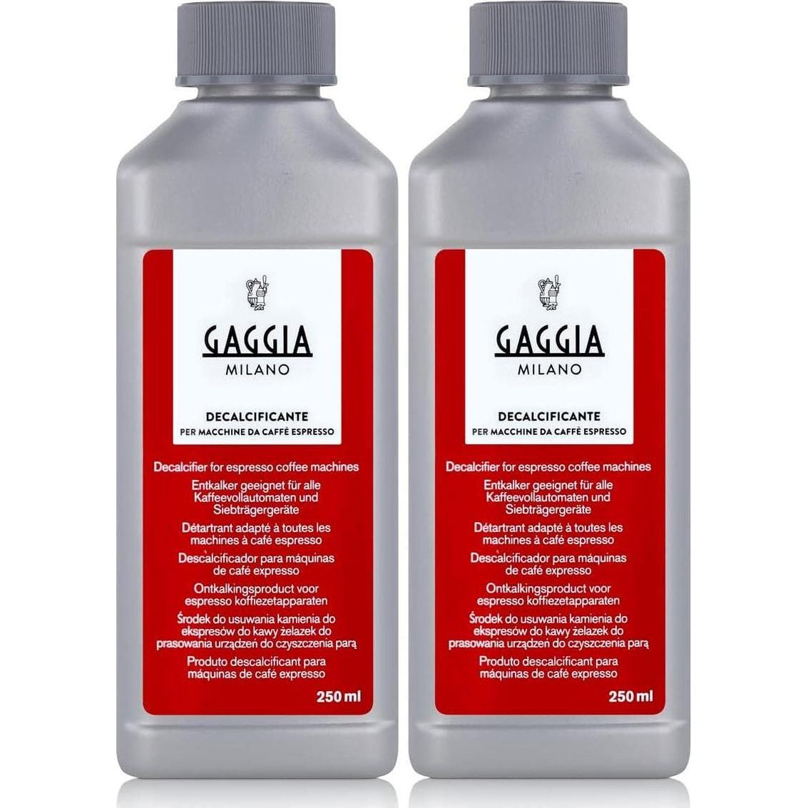 Gaggia Decalcifier Descaler Solution 250ml (2 Bottles),
