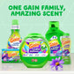 Gain Odor Defense Liquid Laundry Detergent, Super Fresh Blast Scent, 154 fl oz, 107 Loads, HE Compatible