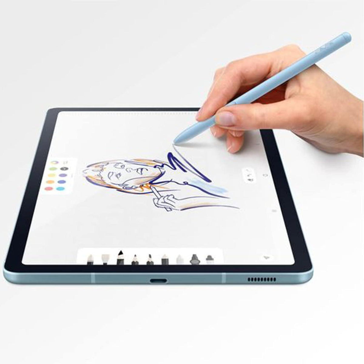 Galaxy Tab S6 Lite S Pen Replacement For Samsung Galaxy Tab S6 Lite EJ-PP610BJEGUJ Stylus Touch S Pen +Tips/Nibs(Angora Blue),