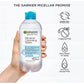 Garnier Garnier Micellar Water For Waterproof Makeup, Hydrating Facial Cleanser And Makeup Remover, Suitable For Sensitive Skin, Vegan, Cruelty Free, 13.5 Fl Oz (400mL), 1 Count