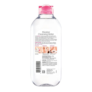 Garnier Garnier Micellar Water, Hydrating Facial Cleanser And Makeup Remover, Suitable For Sensitive Skin, Vegan, Cruelty Free, 13.5 Fl Oz (400mL), 1 Count