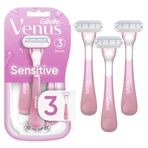 Gillette Venus Gillette Venus Sensitive Women's Disposable Razors - Single Package Of 3 Razors