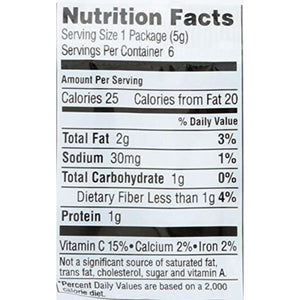 Gimme Seaweed Organic Premium Roasted Seaweed Snacks, Teriyaki Flavor, 6 Count, Keto & Vegan-Friendly, Gluten-Free, Source of Omega-3s and Iodine