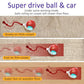 Giociv Interactive Cat Ball Toy Red Chirping Motion Activated Fast Rolling for Indoor Cats