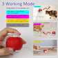 Giociv Interactive Cat Ball Toy Red Chirping Motion Activated Fast Rolling for Indoor Cats