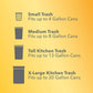 Glad Glad ForceFlex MaxStrength With Clorox Trash Bags, 13 Gal, Lemon Fresh Bleach, 90 Ct, Pack May Vary