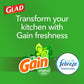 Glad Glad ForceFlex Tall Kitchen Trash Bags, 13 Gal, Gain Original With Febreze, 110 Ct (Pack May Vary)