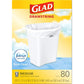 Glad Glad Medium Kitchen Drawstring Trash Bags, 8 Gal, Fresh Clean Scent, 80 Ct (Package May Vary)