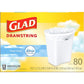 Glad Glad Medium Kitchen Drawstring Trash Bags, 8 Gal, Fresh Clean Scent, 80 Ct (Package May Vary)