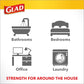 Glad OdorShield Small Trash Bags with Febreze Fresh Clean Scent, 4 Gallon, 26 Count (Packaging May Vary)