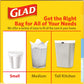 Glad OdorShield Small Trash Bags with Febreze Fresh Clean Scent, 4 Gallon, 26 Count (Packaging May Vary)