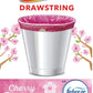Glad Glad Odorshield Small Drawstring Trash Bags, 4 Gal, Pink, Cherry Blossom, 80 Ct, Pack May Vary