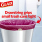 Glad OdorShield Small Drawstring Trash Bags, 4 Gallon, Pink Cherry Blossom, 34 Count (Pack May Vary)