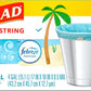 Glad OdorShield Small Drawstring Trash Bags, 4 Gallon, Febreze Beachside Breeze, 80 Count (Packaging May Vary)