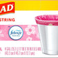 Glad Glad Odorshield Small Drawstring Trash Bags, 4 Gal, Pink, Cherry Blossom, 80 Ct, Pack May Vary