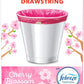 Glad Glad Odorshield Small Drawstring Trash Bags, 4 Gal, Pink, Cherry Blossom, 80 Ct, Pack May Vary