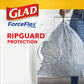 Glad Tall Kitchen Drawstring Trash Bags, OdorShield, 13 Gallon, White, Febreze Fresh Clean, 110 Count