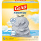 Glad Tall Kitchen Drawstring Trash Bags, OdorShield, 13 Gallon, White, Febreze Fresh Clean, 110 Count
