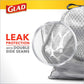 Glad Tall Kitchen Drawstring Trash Bags, OdorShield, 13 Gallon, White, Febreze Fresh Clean, 110 Count