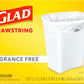 Glad Medium Drawstring Trash Bags, 8 Gallon, White, Fragrance-Free, 80 Count (Pack May Vary)