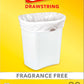 Glad Medium Drawstring Trash Bags, 8 Gallon, White, Fragrance-Free, 80 Count (Pack May Vary)