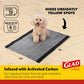 Glad Extra Large Charcoal Dog Training Pads Jumbo Pee Pads for Puppies Cats and Dogs 30 Count