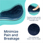 Crave Naturals Glide Thru Detangling Brush By Crave Naturals - Tangle-Free Hairbrush For Curly And Straight Hair - Gentle Detangler For Kids, Teens, And Adults - Wet And Dry Hair Care - Travel-Friendly, Turquoise