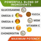 Dog Joint Supplements 120 Chicken Flavor Chews with Glucosamine Omega 3 Chondroitin MSM for Mobility Relief