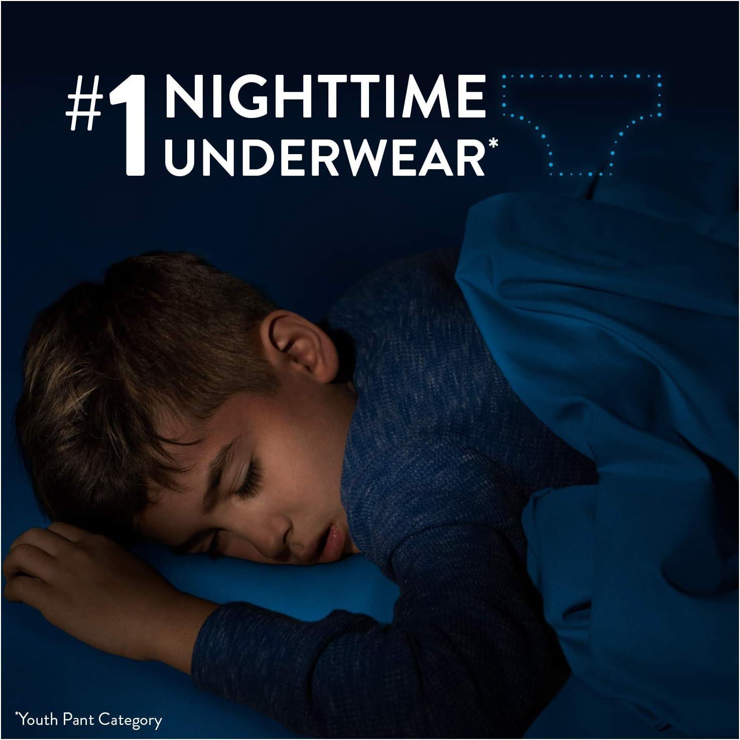 GoodNites Bedtime Bedwetting Underwear For Boys, L-XL, 11 Ct. (Packaging May Vary),