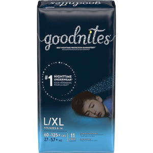 GoodNites Bedtime Bedwetting Underwear For Boys, L-XL, 11 Ct. (Packaging May Vary),