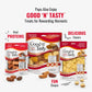 Good 'n' Fun Triple Flavor Rolls for Large Dogs 6 Count Long Lasting Chews with Beef Hide Chicken and Pork Flavor