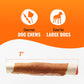 Good 'n' Fun Triple Flavor Rolls for Large Dogs 6 Count Long Lasting Chews with Beef Hide Chicken and Pork Flavor