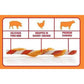 Good 'n' Fun Triple Flavor Twists Dog Chews 70 Ct Beef Pork Hide and Chicken Treats