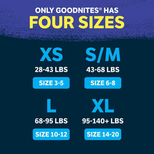 Goodnites Boys Nighttime Bedwetting Underwear, Size Large (68-95 lbs), 34 Count (2 Packs of 17), Packaging May Vary