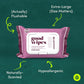 Goodwipes Flushable Butt Wipes, Rosewater Scent, 360 Count, Soft & Gentle, Septic-Safe, Large Adult Towelettes, 6 Packs