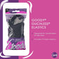 GOODY Goody Ouchless Women's Elastic Hair Ties - 70 Count, Black - 4MM For Medium Hair - Long-Lasting Braids, Ponytails, And More - Pain-Free Hair Accessories