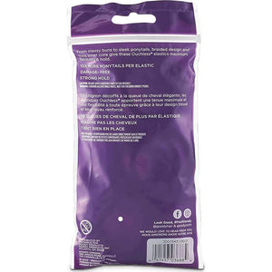 GOODY Goody Ouchless Women's Elastic Hair Ties - 70 Count, Black - 4MM For Medium Hair - Long-Lasting Braids, Ponytails, And More - Pain-Free Hair Accessories