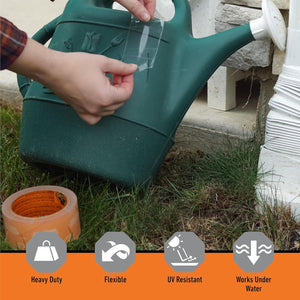 Gorilla Crystal Clear Repair Duct Tape, 1.88 X 18 Yd, Clear, (Pack Of 2),