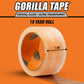 Gorilla Crystal Clear Repair Duct Tape, 1.88 X 18 Yd, Clear, (Pack Of 1),
