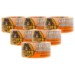 Gorilla Crystal Clear Repair Duct Tape, 1.88 X 18 Yd, Clear, (Pack Of 6),