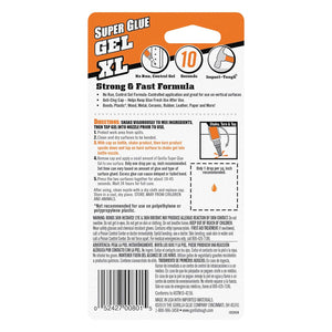 Gorilla Super Glue Gel XL, 25 Gram, Clear, (Pack Of 1),