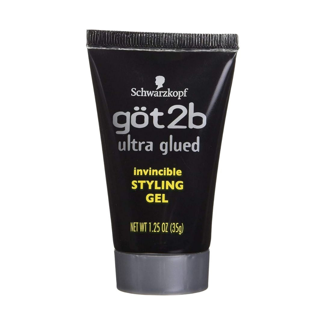 Schwarzkopf Got2b Ultra Glued Invincible Hair Styling Gel 35g,052336909298
