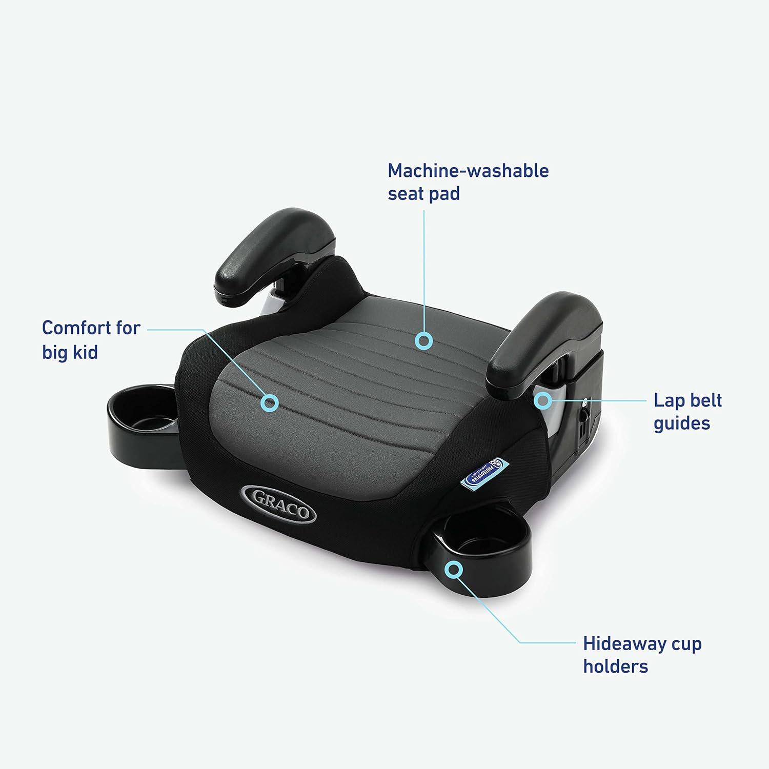 Graco TurboBooster 2.0 Backless Booster Car Seat, Denton,