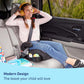 Graco TurboBooster 2.0 Backless Booster Car Seat, Trisha, Easy To Clean With Halfway Cup Holders,