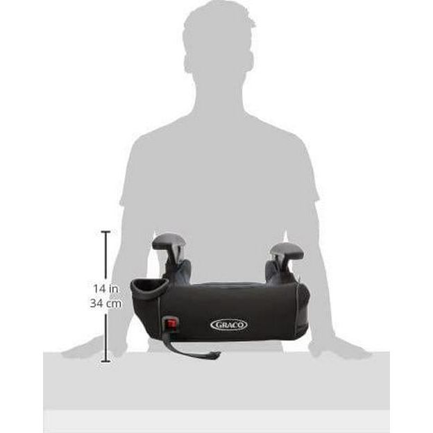 Graco TurboBooster LX Backless Booster With Affix Latch | Backless Booster Seat For Big Kids Transitioning To Vehicle Seat Belt, Montgomery,