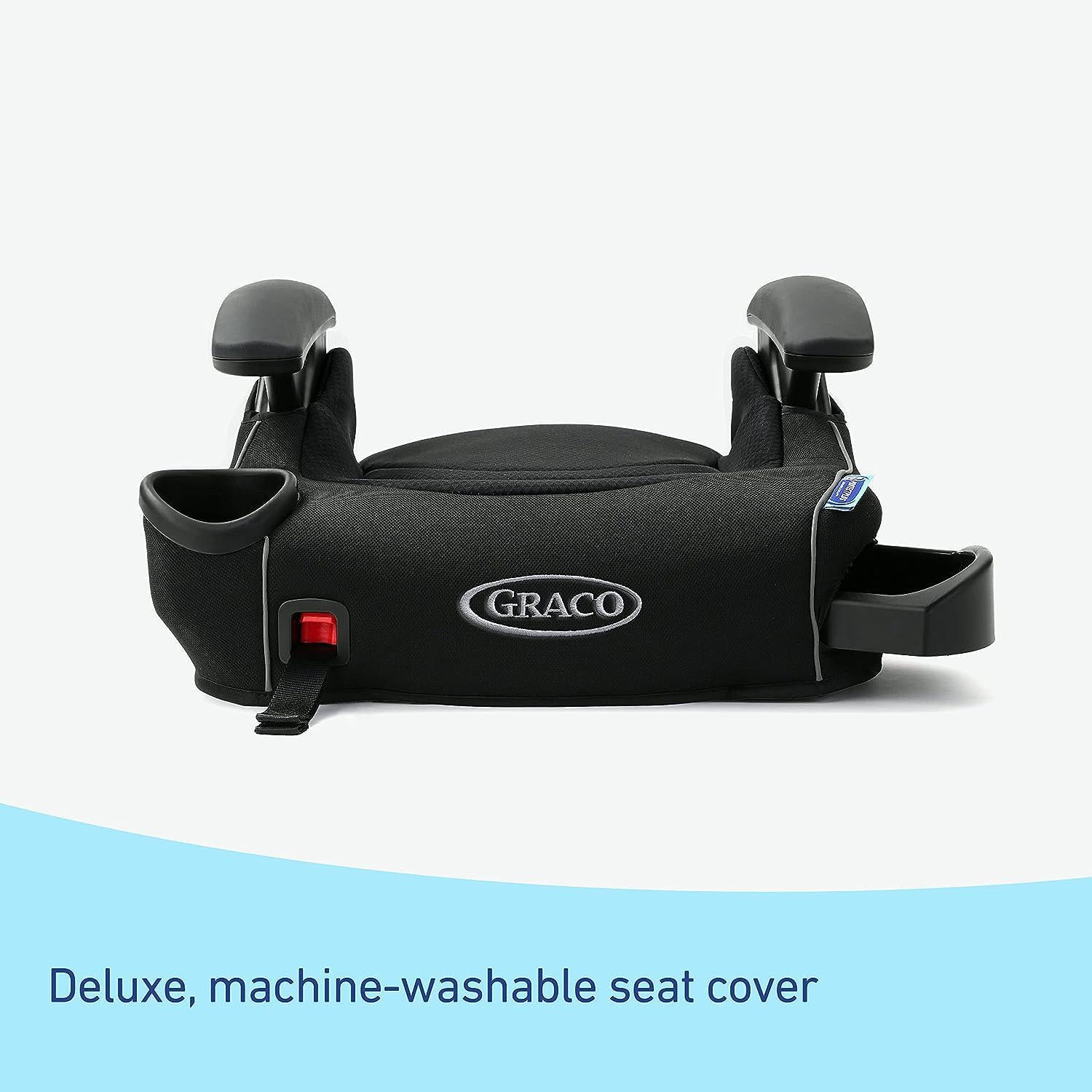 Graco TurboBooster LX Backless Booster With Affix Latch | Backless Booster Seat For Big Kids Transitioning To Vehicle Seat Belt, Montgomery,